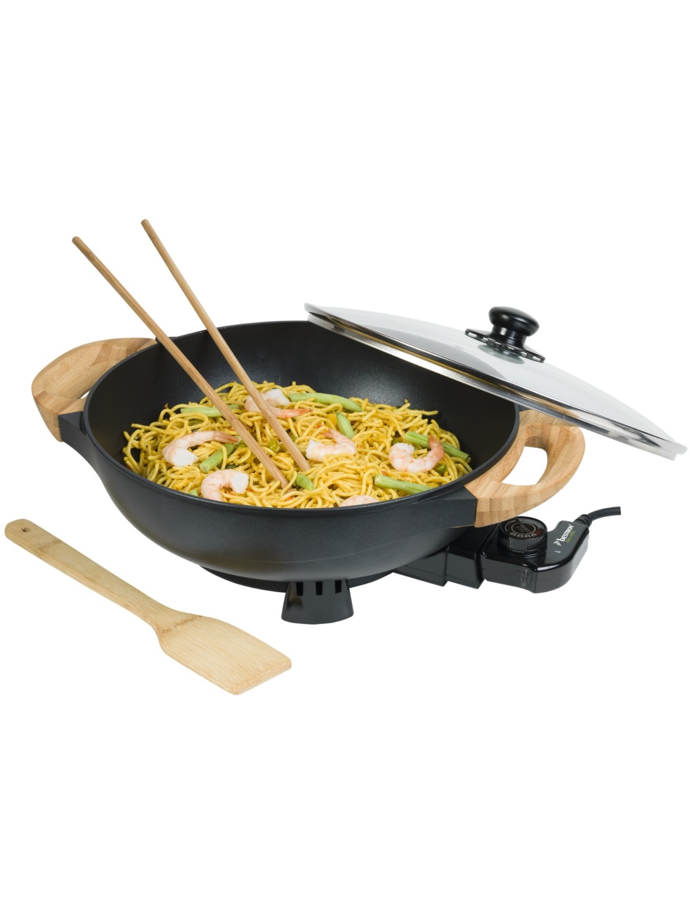 Padella Pentola Tegame Wok Elettrico 1400W