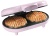 ADWM1000PBS Double gaufrier pour gaufres en forme de coeur